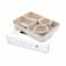 Welaxy 7 Piece Felt Round Cups & Trays Drawer Organizer Set